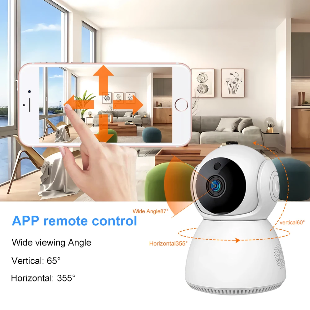 V380 kapalı WiFi CCTV akıllı kamera 2MP 1080P kablosuz IP PTZ gece görüş İki yönlü ses hareket algılama güvenlik kamera