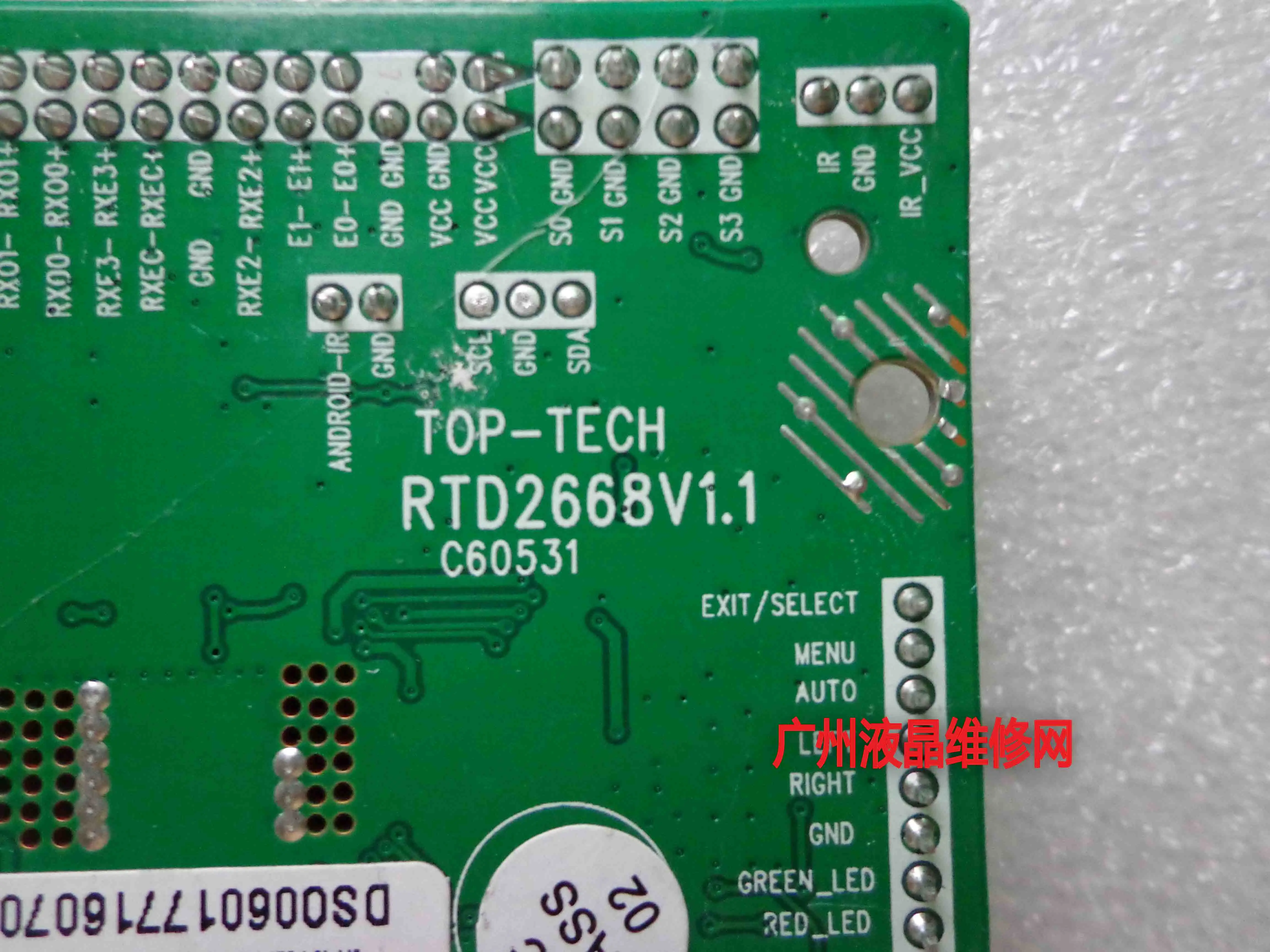 Screen modification LCD universal HD driver board with HDMI HD input interface RTD2668V1.1