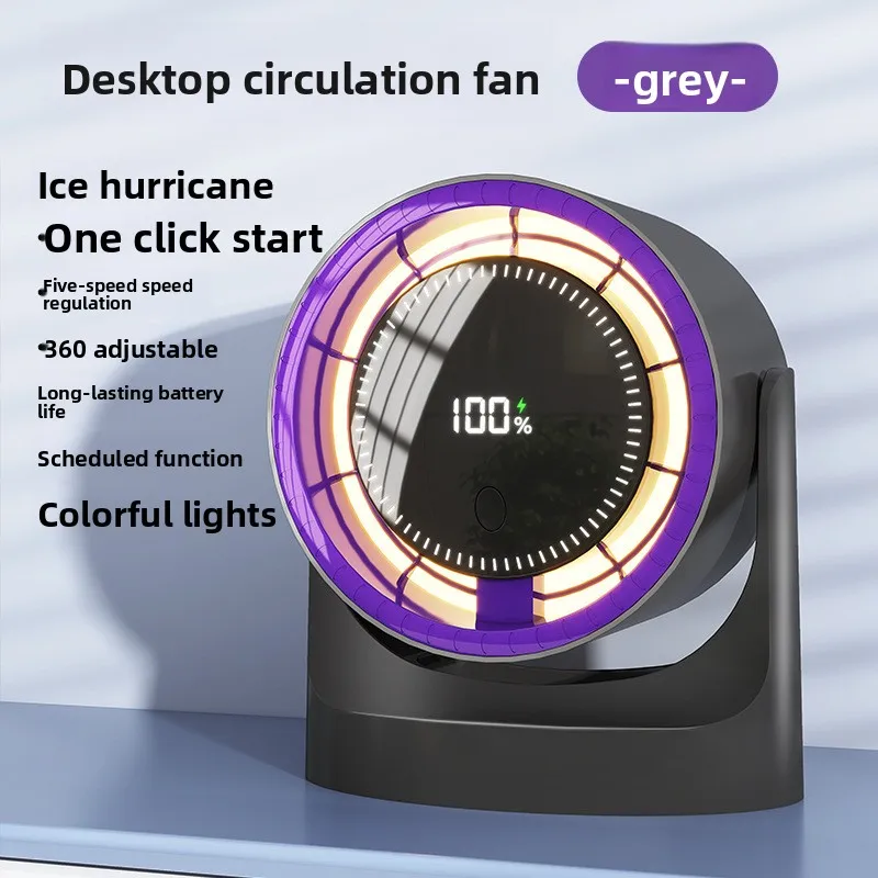 Timing Circulation Cooling Fan, Quiet Energy Saving, High Airflow for Indoor Summer Use