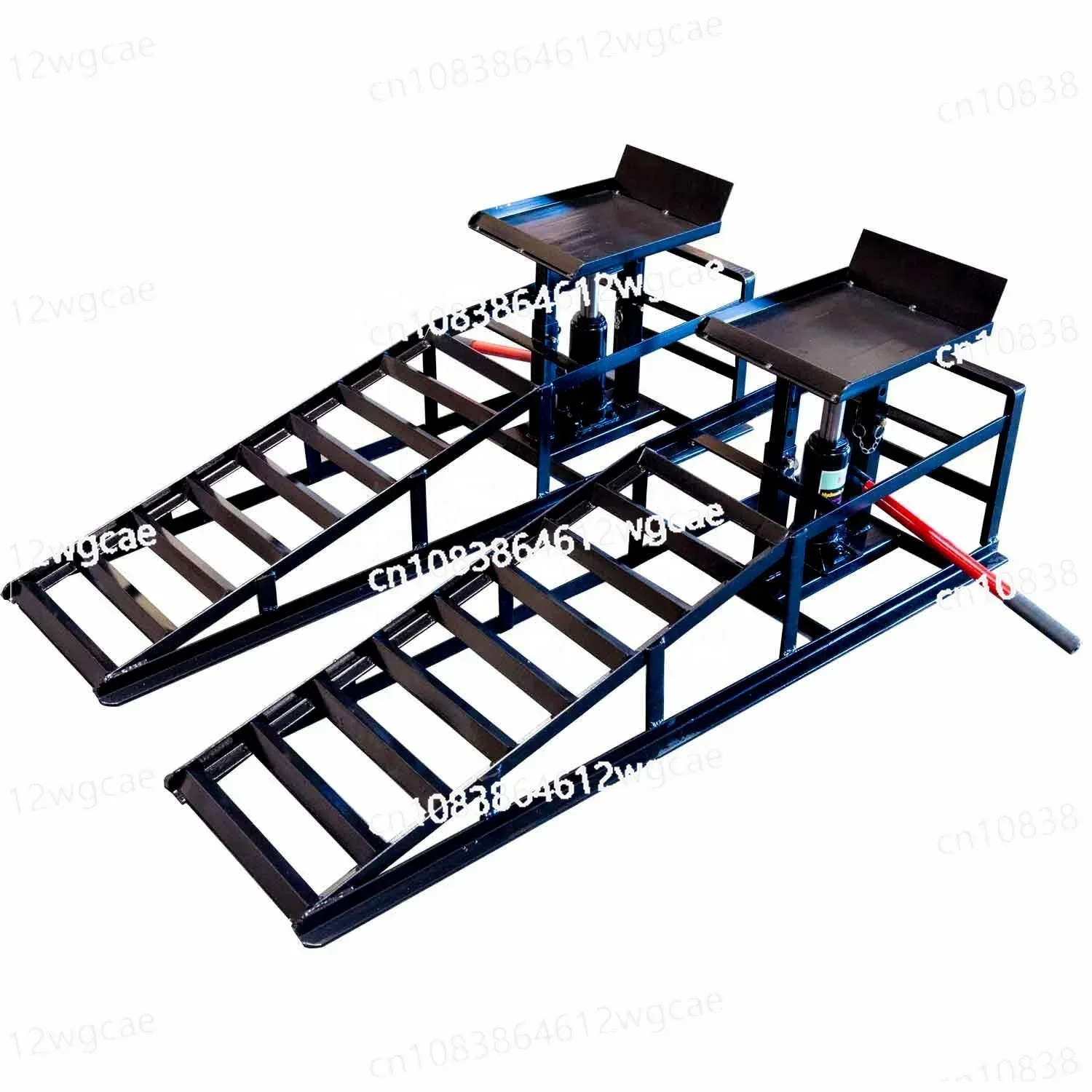 Economic 2000KGS Car Washing Hydraulic Ramps with CE Certificate Auto Oil Changer Bracket Maintenance Chassis Elevation Bracket