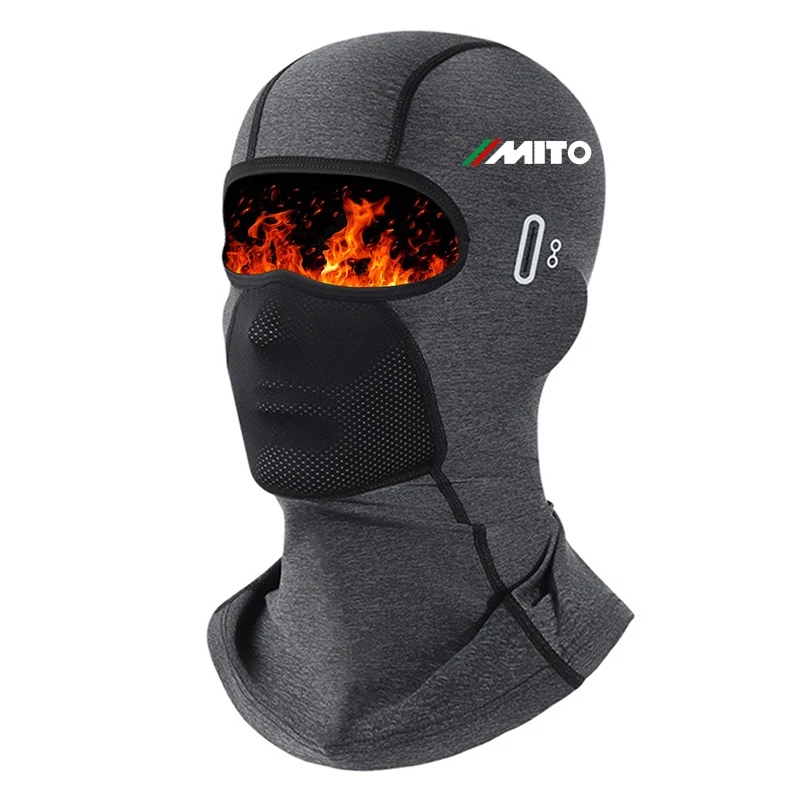 For Cagiva Mito SP525 Mito EVO evo2 125 8P Motorcycle Balaclava Summer UV Protection Glasses Face Breathable Hole Winter Warm view 4