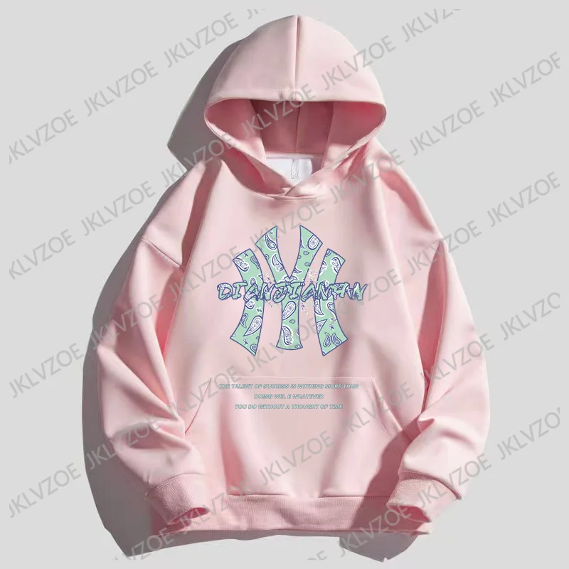 بلوفر غير رسمي مطبوع بنمط شعار NY ، هودي بأكمام طويلة ، سويت شيرت رجالي ، سويت شيرت نسائي ، قمم جديدة ، نمط تصميم ، #4