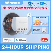 SONOFF S-MATE2 Extreme Switch Mate Local Control Mechanical Switch Support MINI Size Two-Way EWeLink Remote Control Via MINIR4