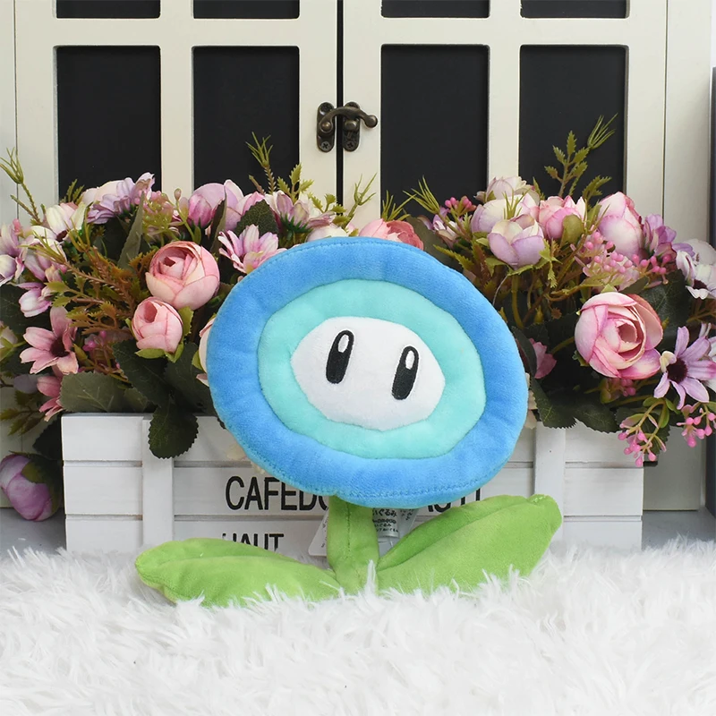 

2026*Hot Game Mario Plush Toys Piranha Plants Ice Fire Flower Soft Stuffed Animal Doll Fans Charm Birthday Gifts
