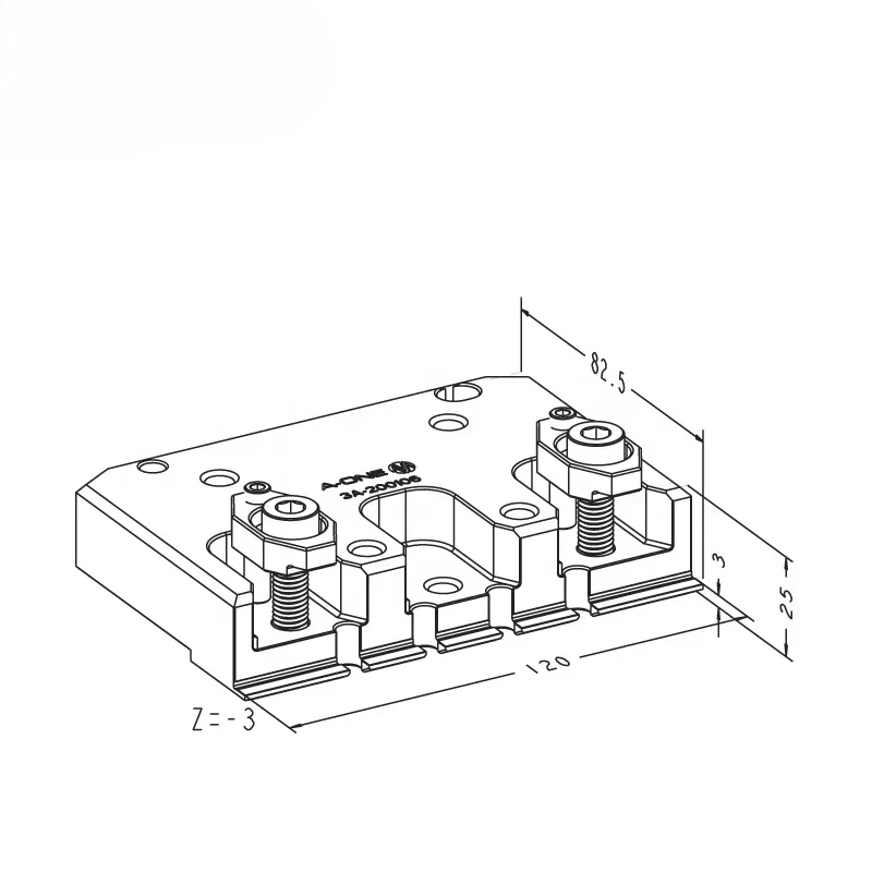 A-ONE Clamp high quality bench vise for Wire cut edm clamping 3A-200106