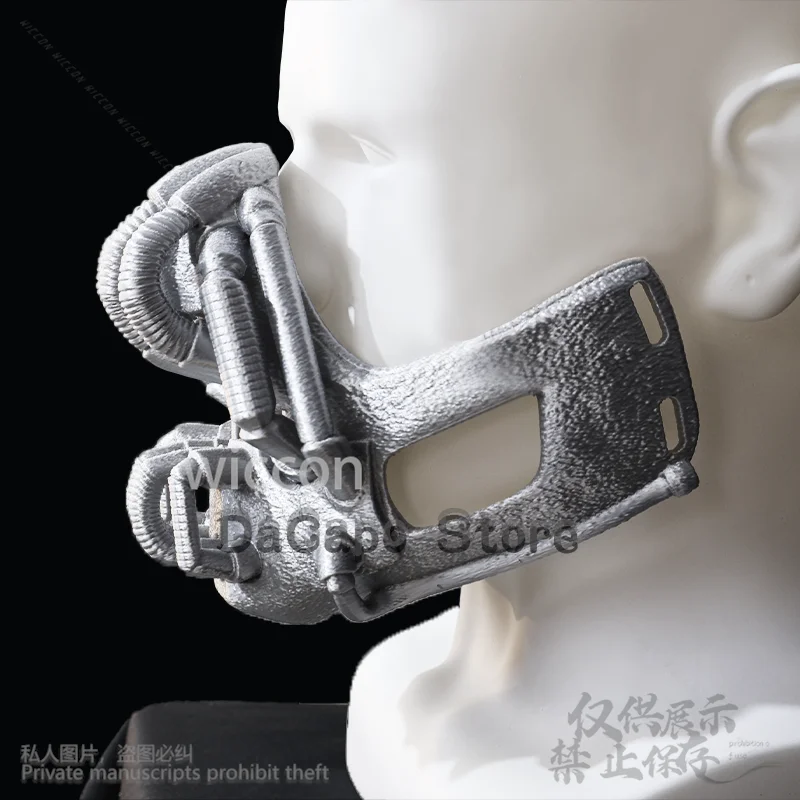 ベインコスプレアニメゴシック映画騎士シルバースカル 3D ポリ乳酸パンクマスクハロウィンカーニバルパーティー女性男性 Cos