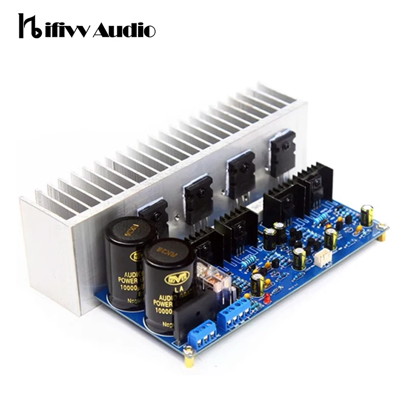 100W+100W Hifi Stereo Power Amplifier Circuit Board For Home Audio Amp DIY TTA1943 TTC5200 Direct Coupling Post Amplifier Module