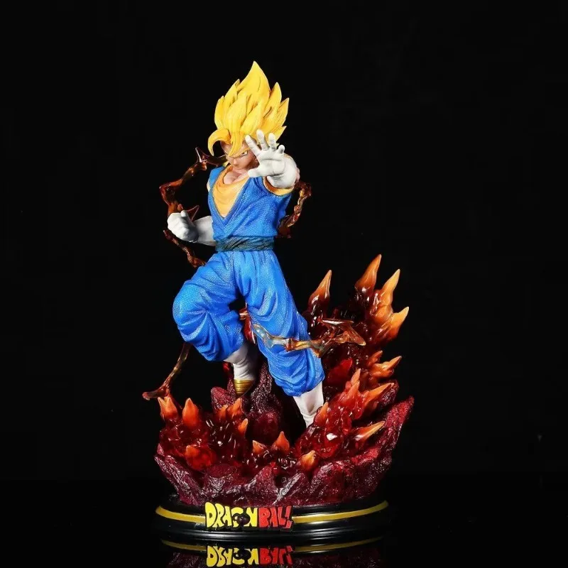 Figurine d'anime Dragon Ball pour garçons, Super Saisuperb, Vegetto, modèle de jouets, figurines d'action, collection de statues, pendentif, décoration de bureau, cadeaux