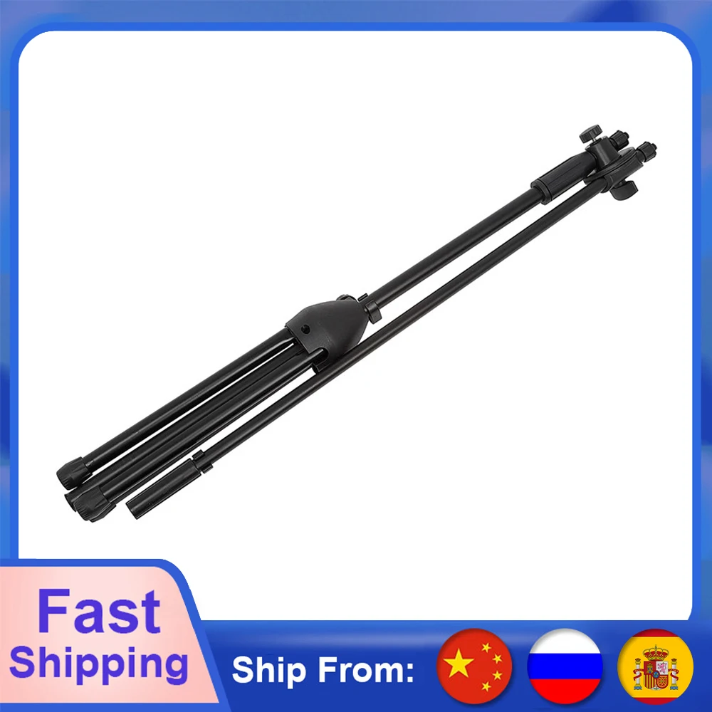 Selens Swing Boom Floor Metal Stand Adjustable Microphone Holder Microphone Stand For Vlog Video Vlogging Live Stream Tripod