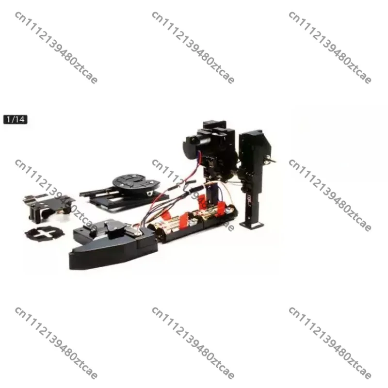 1/14 RC Container Trailer Motorized Support Legs, Electric Retractable Landing Gear Spare‑Part, Hobby Truck Trailer Upgrade