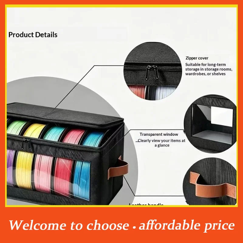 {}1PC 3D Printer Filament Storage Bag Filament Storage Bag Cover 3D Printing Accessories Holder Rack For Home Office Workshop