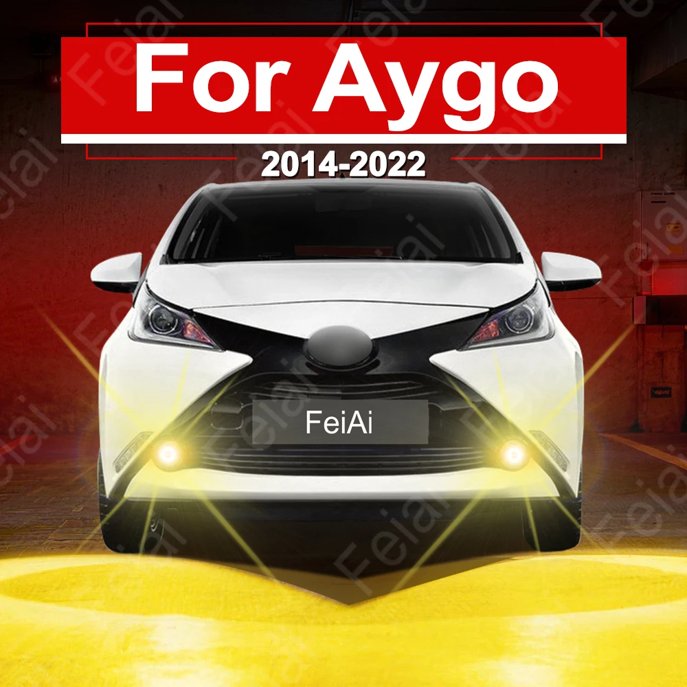 

H11 H8 H9 H16 LED Fog Lights For Toyota Aygo X B4 B7 Accessories Front Fog Light 2014 2015 2016 2017 2018 2019 2020 2021 2022