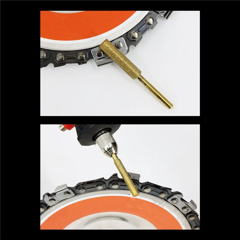 B84B-18PCS Chainsaw Sharpener Is Suitable For Grinding Jade, Glass And Cemented Carbide With Chain Saw, 4.0Mm