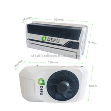 Van Tractor Cabin Cooling AC Parking 24v Dc Electric Conditioning 12v Truck Parking Air Conditioner