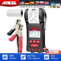 ANCEL BST600 Car Battery Tester with Printer 12V/24V 100-2000 CCA Digital Auto Battery Load Tester Cranking and Charging System