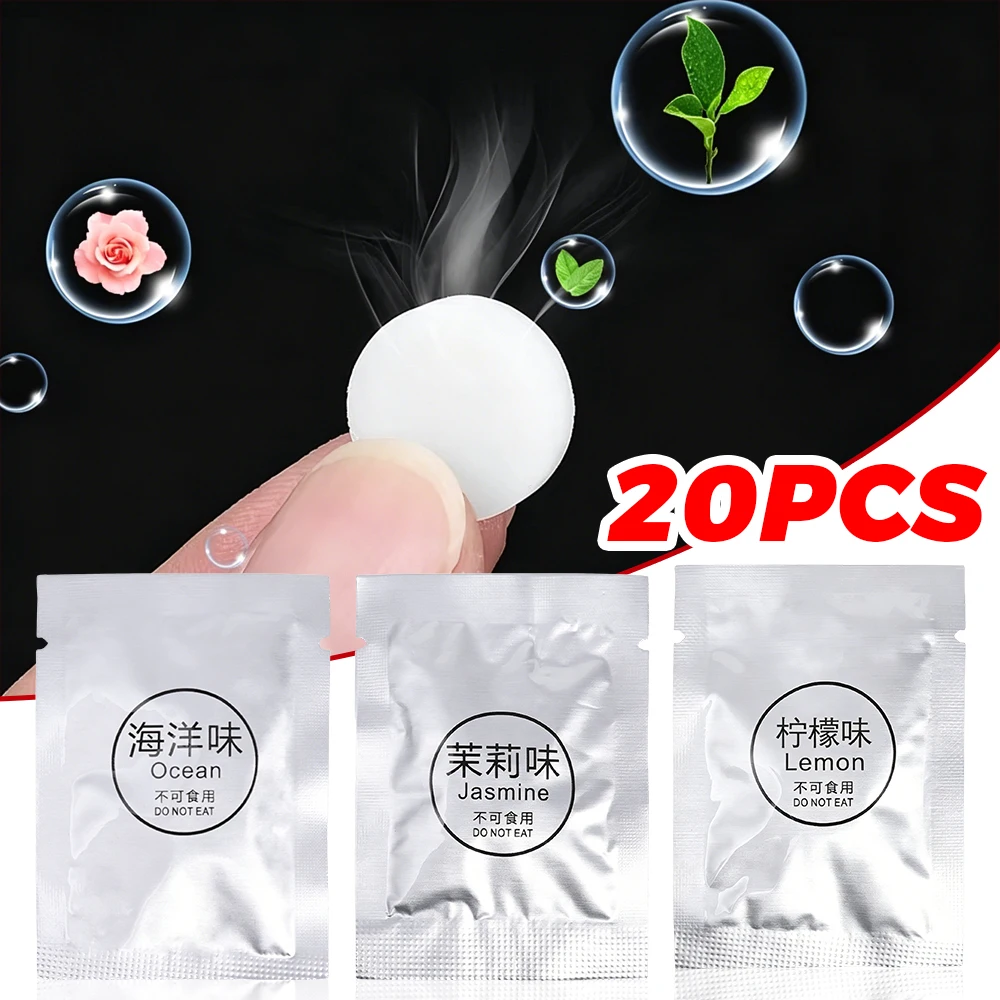 Car Air Purifier Solid Aromatherapy Healthy Natural Plant Aroma Universal Auto Vent Perfume PE Slices Fresh Ocean Peach Jasmine
