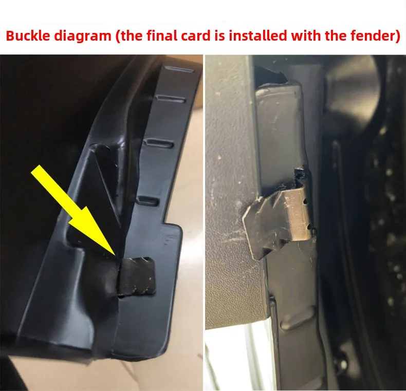 Für Toyota RAV4 XA50 2019 2020 ~ 2022 RAV 4 Hybrid 2 stücke Auto Hinterrad Anti-splash Schmutzfänger futter Kotflügel Außen Zubehör – Detail 4
