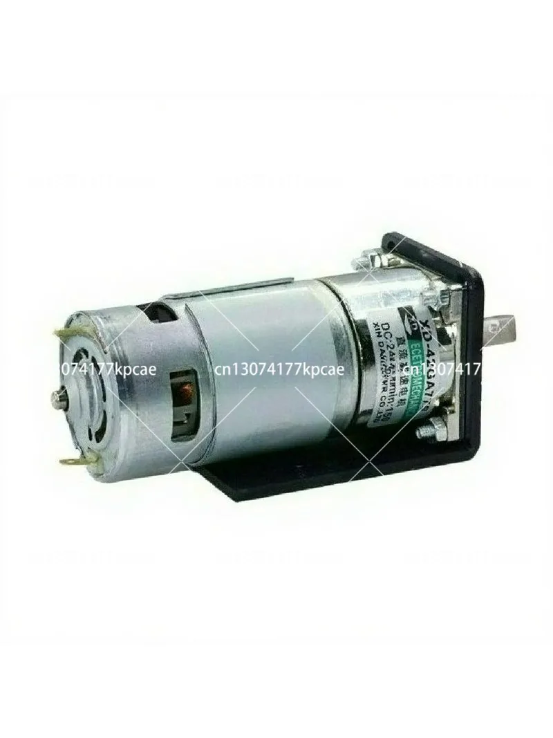 DC 12V/24V 775 geared motor 25W high power and high torque motor slow speed CW/CCW 10-600RPM adjustable with bracket XD-42GA775