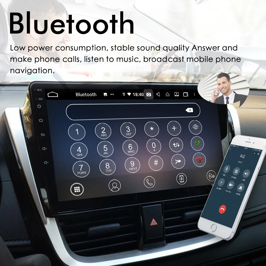 Stereo Radio mobil Android 13, suara AI 8 + 128GB untuk Toyota Vios (2013-2017) Yaris SE navigasi GPS pemutar Multimedia Video