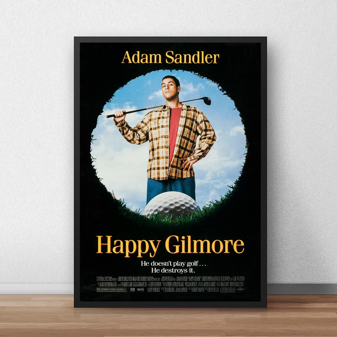 

Happy Gilmore Movie Poster HD Printable Canvas Art Print Home Decor Wall Painting ( No Frame )