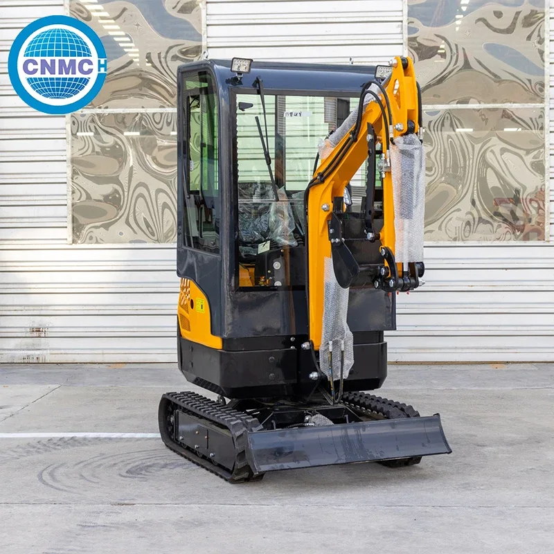 

CNMC Excavator Loader Mini Digger 1.3t Crawler Excavator CE EPA Certification High-performance Portable Compact Farm Garden