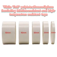 Cinta especial de alta temperatura de 3-180mm de ancho, Tefln PTFE, aislante blanco, resistente a la fricción, 298 ℃, Q-445 de personalización de varios ancho