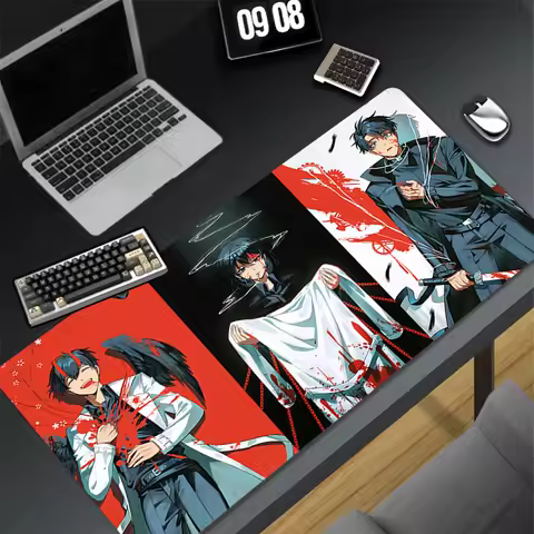 Mouse Pad Anime Demon Devil Mousepad O-omniscient R-readers Keyboard Pad Laptop Gaming Accessories Desk Mat V-viewpoint Play Mat