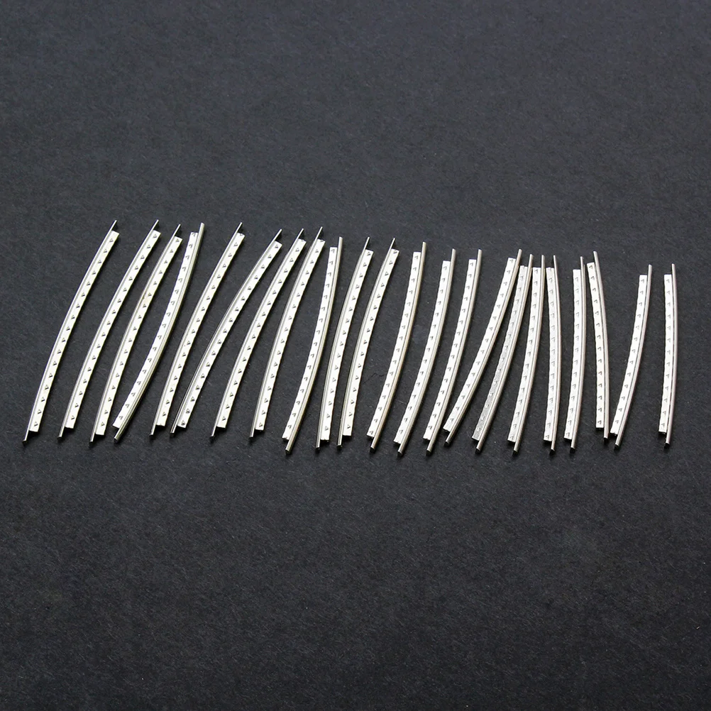

22pcs 2.2Mm Wide Cupronickel Fret Wire For Electric Bass Guitar High Strength Corrosion Resistant Manganese Alloy Instrument