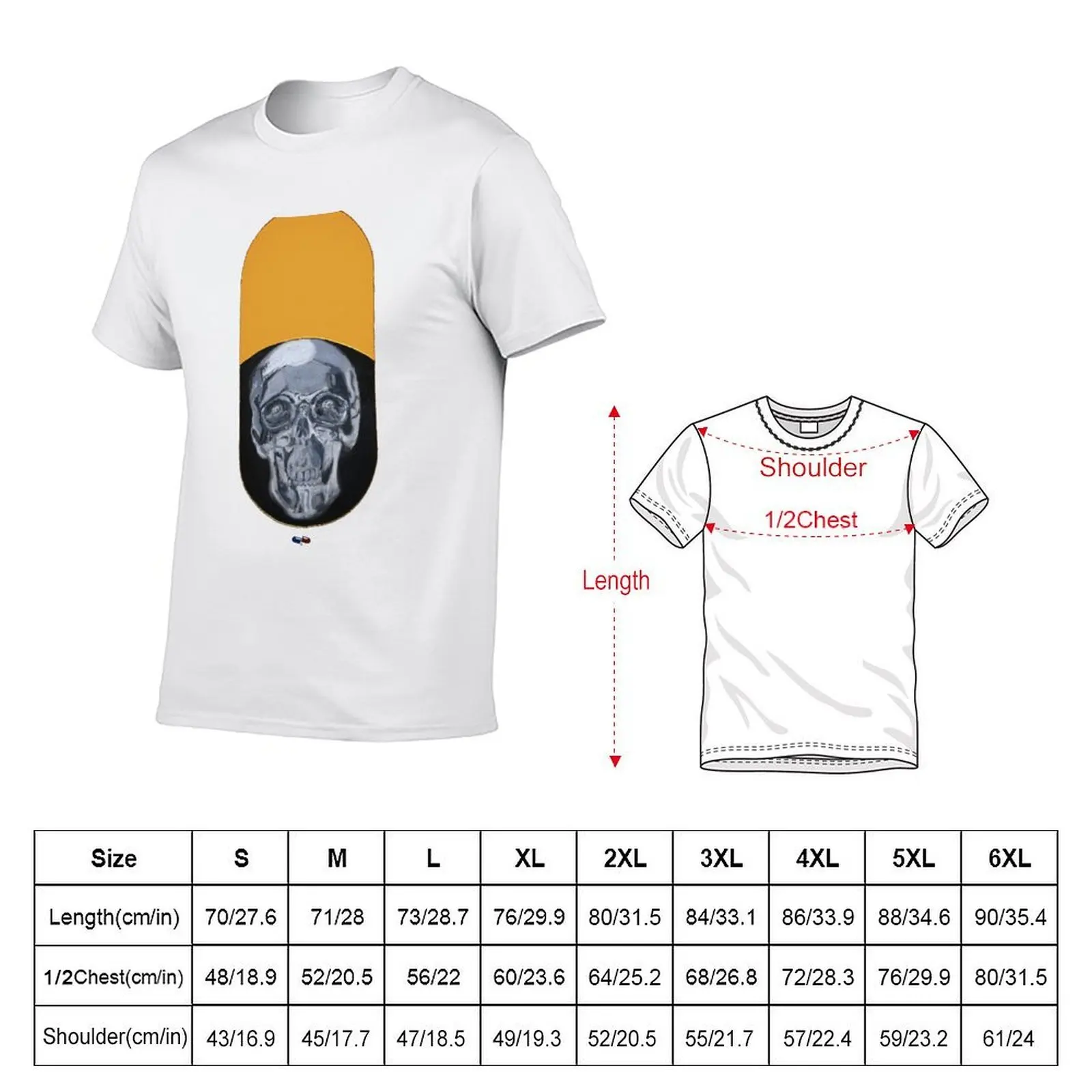 Society's Pills by Pedro Ramalho T-Shirt t shirt man cotton anime tshirt T-Shirt - view 5