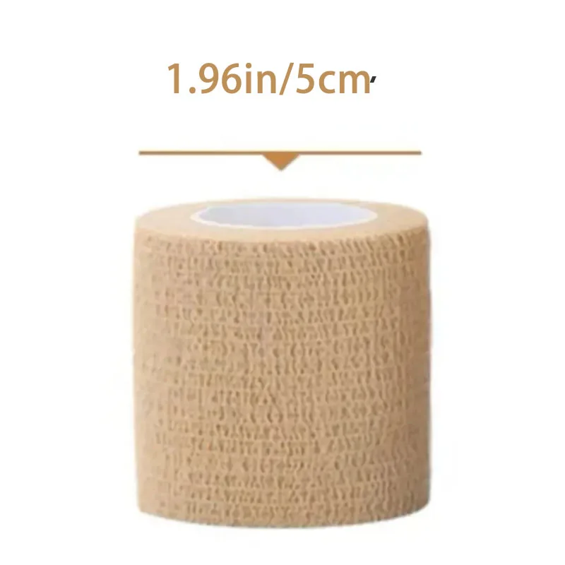 10 rollen medisch zelfklevend verband elastisch ademend sport zelfklevend tape beige wrap vingertape voor pols enkel EHBO