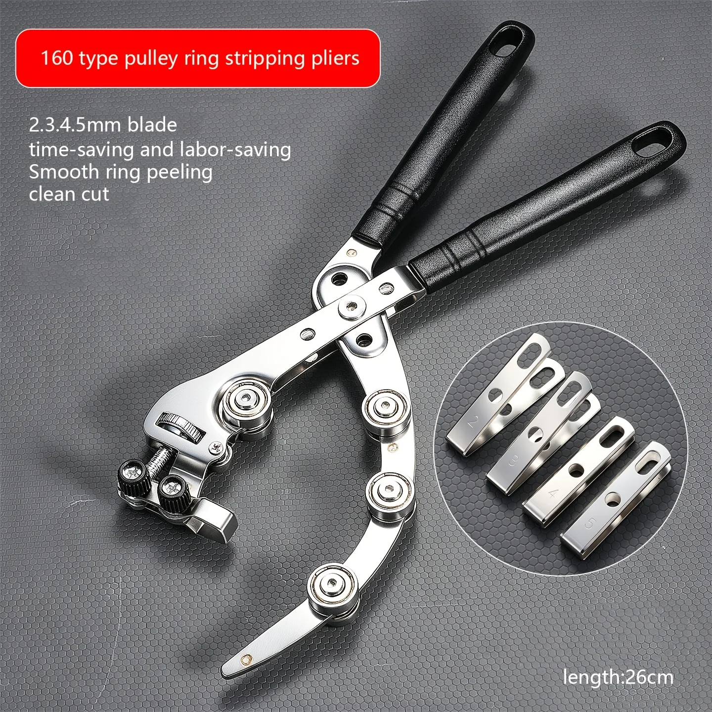 Fruit Tree Girdling Tool - Heavy Duty Pulley Adjustable Gadget | Fruit Tree Bark Girders | Replaceable Blade Girders