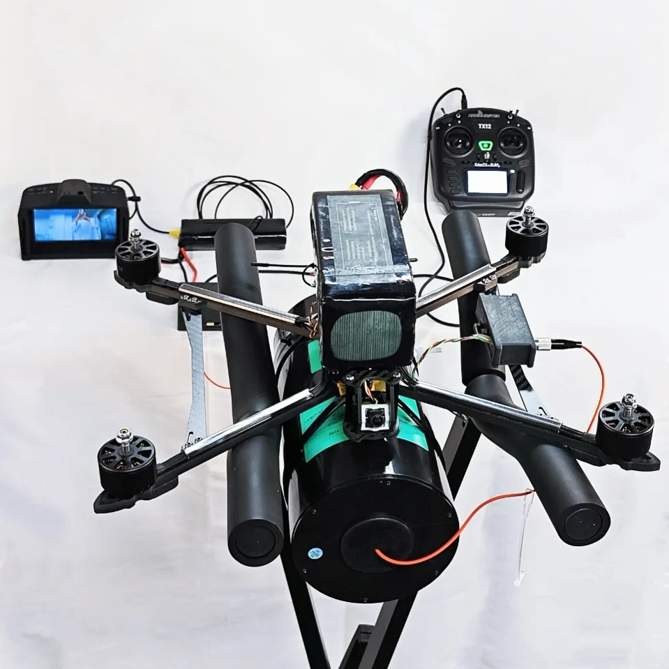 FPV Optical Fiber Video Date Module Urltra-Light For FPV 0.3mm Fiber Cable 2km 3 5km 10km Option Drone fibre Optic Communication