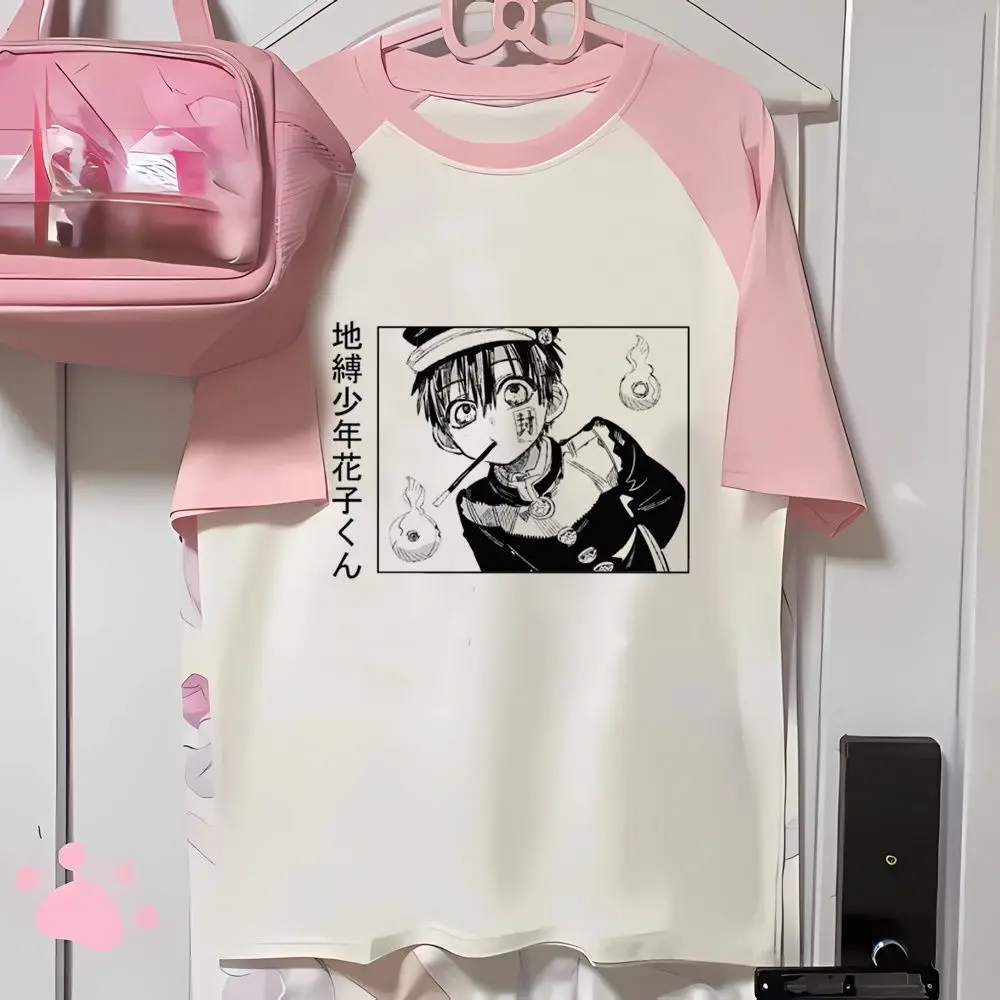 Toilet Bound Hanako Kun tshirt teen Y2k Vintage 80s Breathable korean clothes t-shirt women Colorful Graphic graphic Trendy