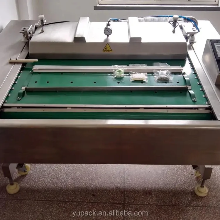 Automatic ZBJ-1000 continuous vacuum packaging machine famous brand pump