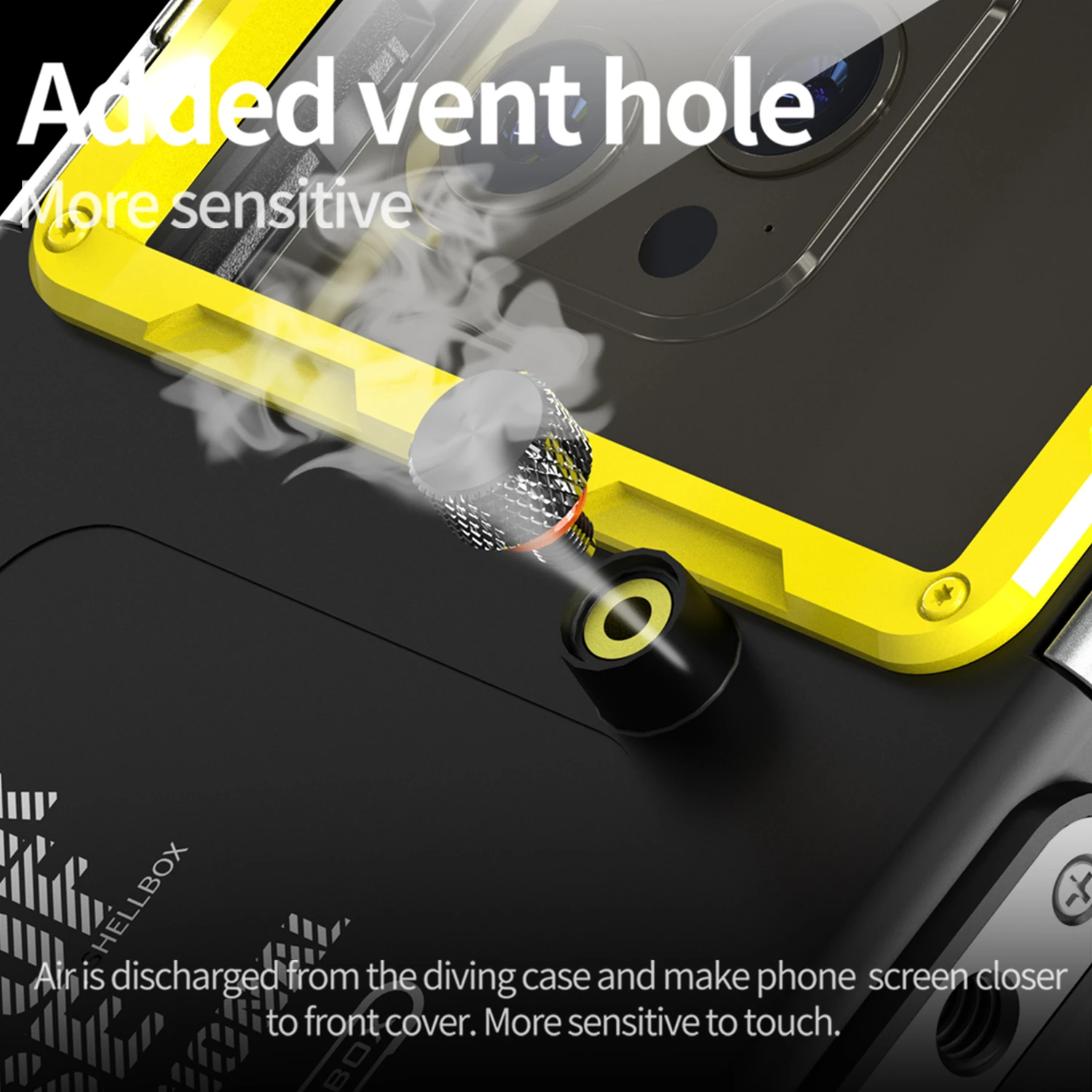15M Professionelle Tauchen Telefon Fall Für Samsung S25 Ultra S24 A16 Unterwasser Entwickeln Wasserdichte Fällen Für iPhone 15 14 16 Pro Max – Detail 6