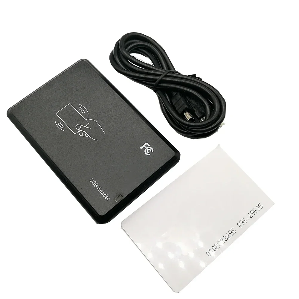 RFID Smart Card Reader with USB Port, 13.56MHz IC Card, Contactless Sensitivity, Support Window System Linux