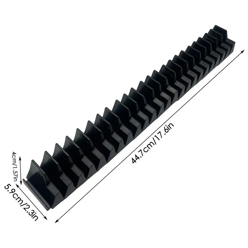 Magnetic Wrench Organizer Rack for Toolbox Wrench Holder Space-Saving Design Holds Up to 23 Wrench Rack Tool Trays Shelf