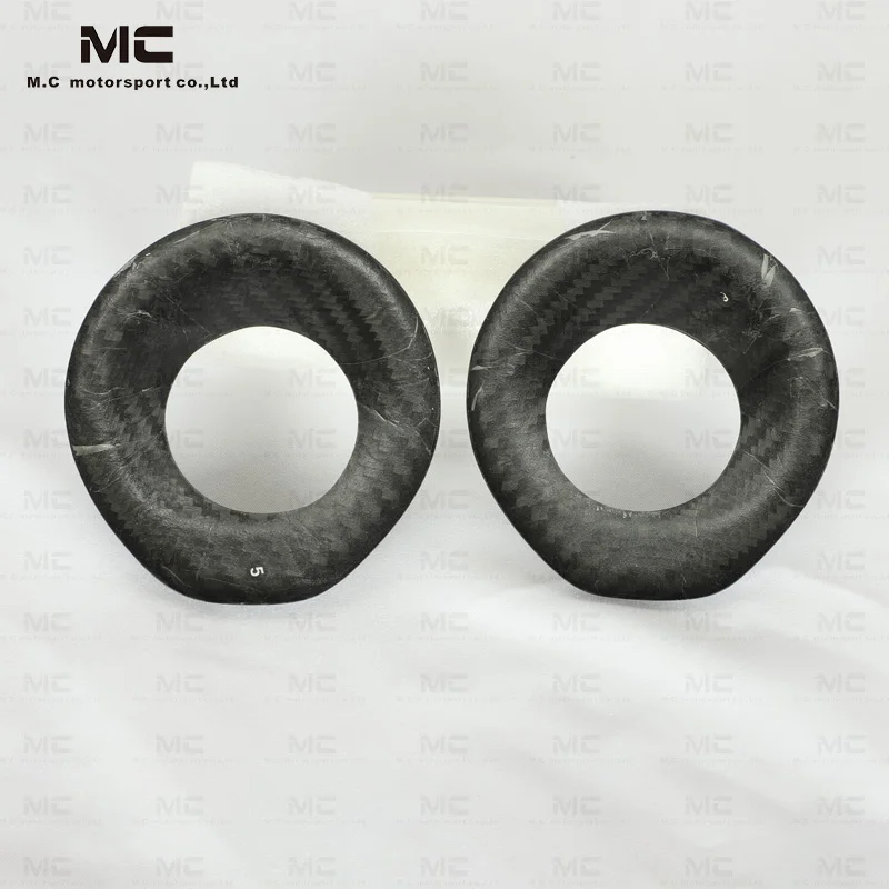 

2 Pcs Interior Trims Dry Carbon Fiber Audio Speaker Covers For Toyota Supra GR A90 A91 MK5 2019+