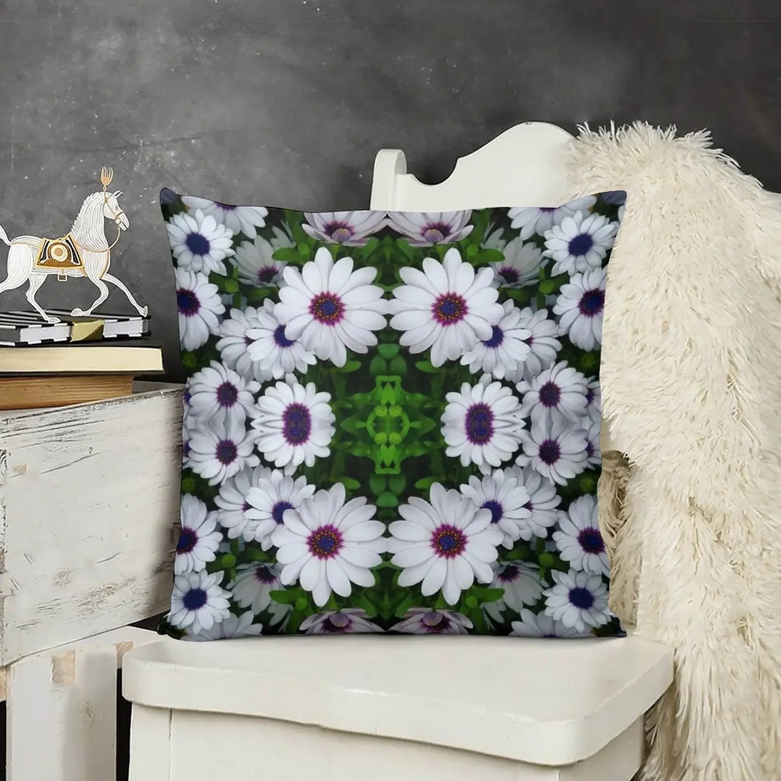 

Flower Pattern No. 7 (African Daisy) Throw Pillow Decorative Cushion Luxury Pillow Cover Cushions For Children pillow