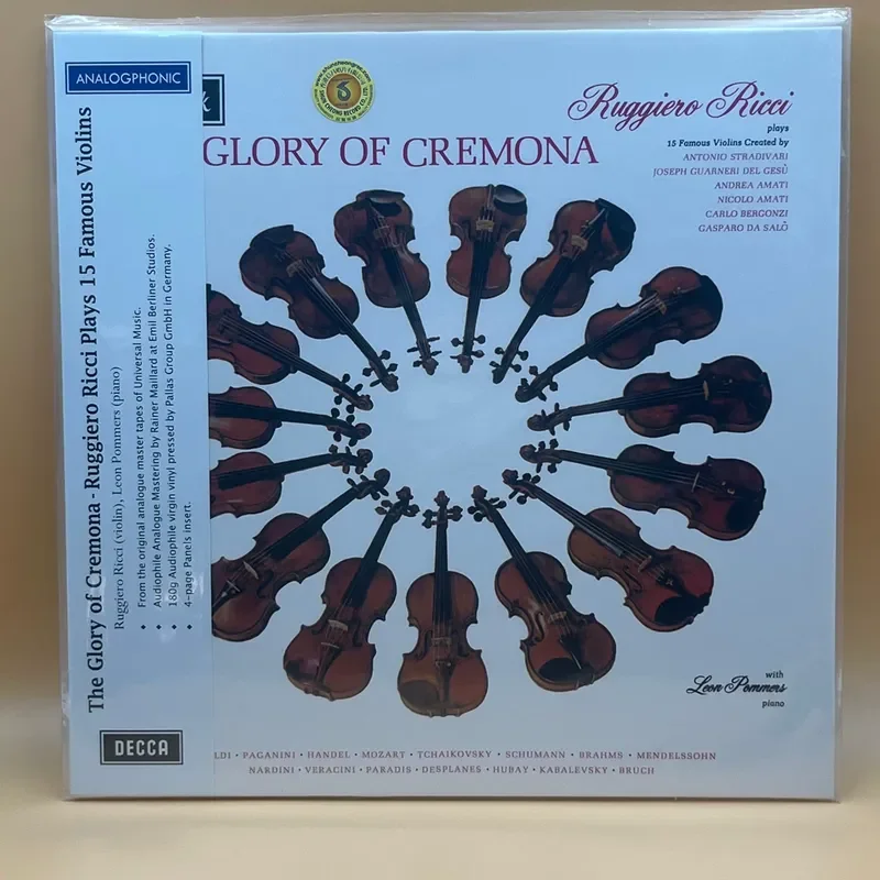 Quince Violines Famosos, la Gloria de Cremona, Violín Richie, Discos de Vinilo Clásicos Famosos para Entusiastas de la Música y Coleccionistas