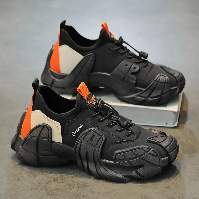 

New Fashion Men's Shoes Sport Shoes Large Size Thick Bottom Platform Sneakers Comfortable Breathable Lightweight Footwear Men