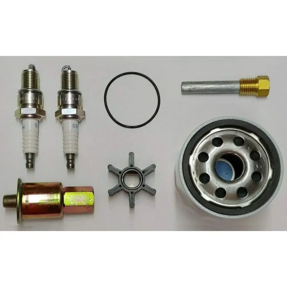 Marine Generator Maintenance Kit Spark Plugs Filters Anode Impeller Fits Kohler Models 5EKD 7.5EKD 10EKD 4EFKD 6EFKD 8EFKD