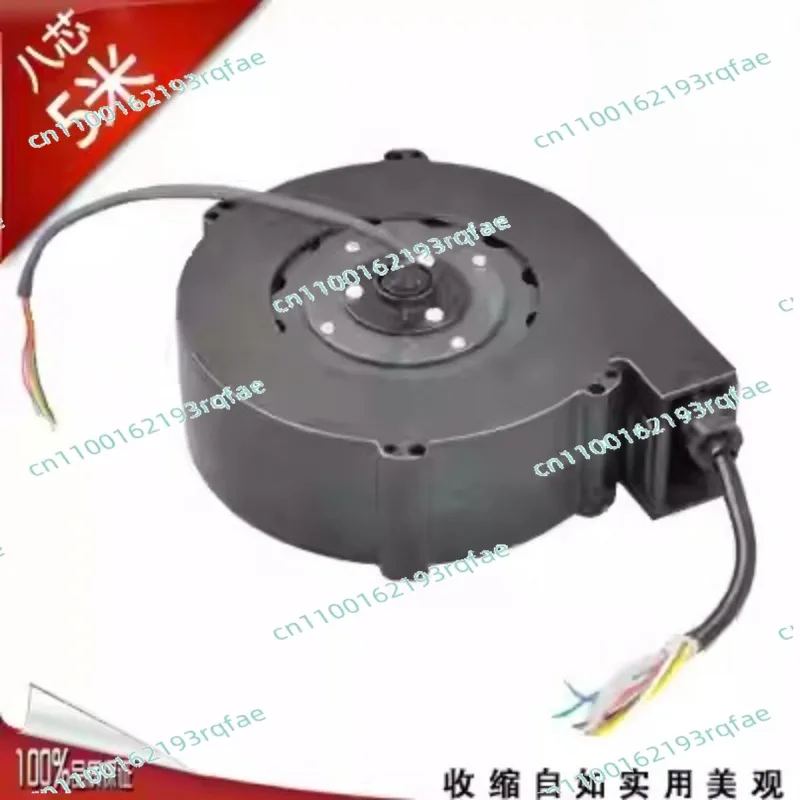 Retractable Ethernet Cable Reel Auto Rewind Spring Return Hanging Wall Mount Cable Reel for Network