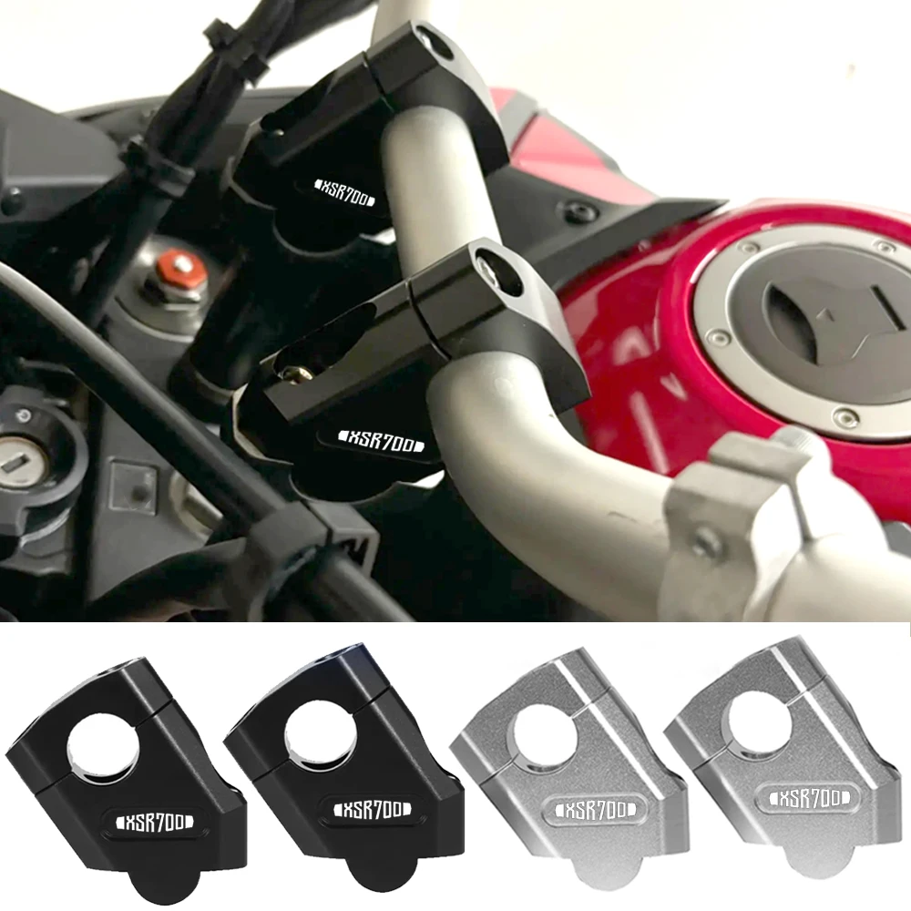 Para XSR700 XSR 700 X SR700 abrazadera elevadora de manillar de motocicleta, extensor de manillar, adaptador de extensión de elevador de manillar CNC