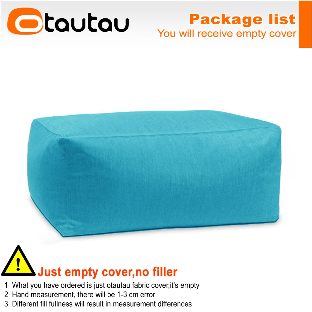 OTAUTAU Outdoor Oxford Zitzakhoes Zwemmen Zwembad Float Lounger Beach Club Poef SF505 【Geen vulmiddel! U moet het zelf opvullen!】