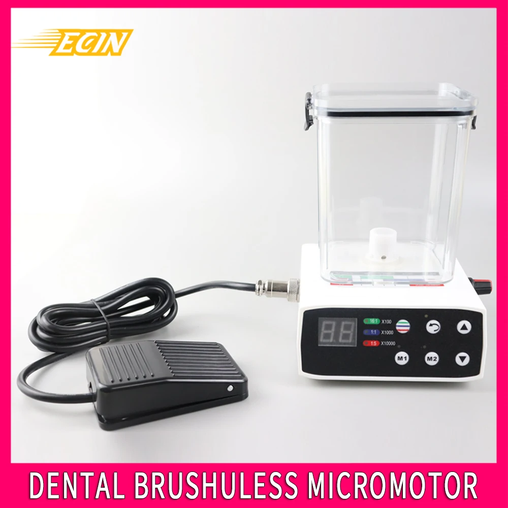 Micromoteur électrique dentaire sans balais, avec réservoir d'eau, pulvérisation interne, 2/4 trous, adapté à une pièce à main 1:1/1:5/16:1, outils de dentisterie
