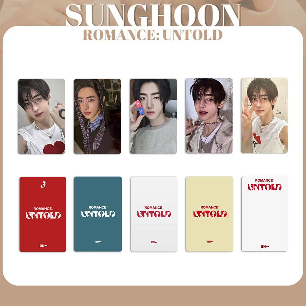 EN Regular Second Edition ROMANCE UNTOLD Personal SUNGHOON Small Card Symbol Inceptio