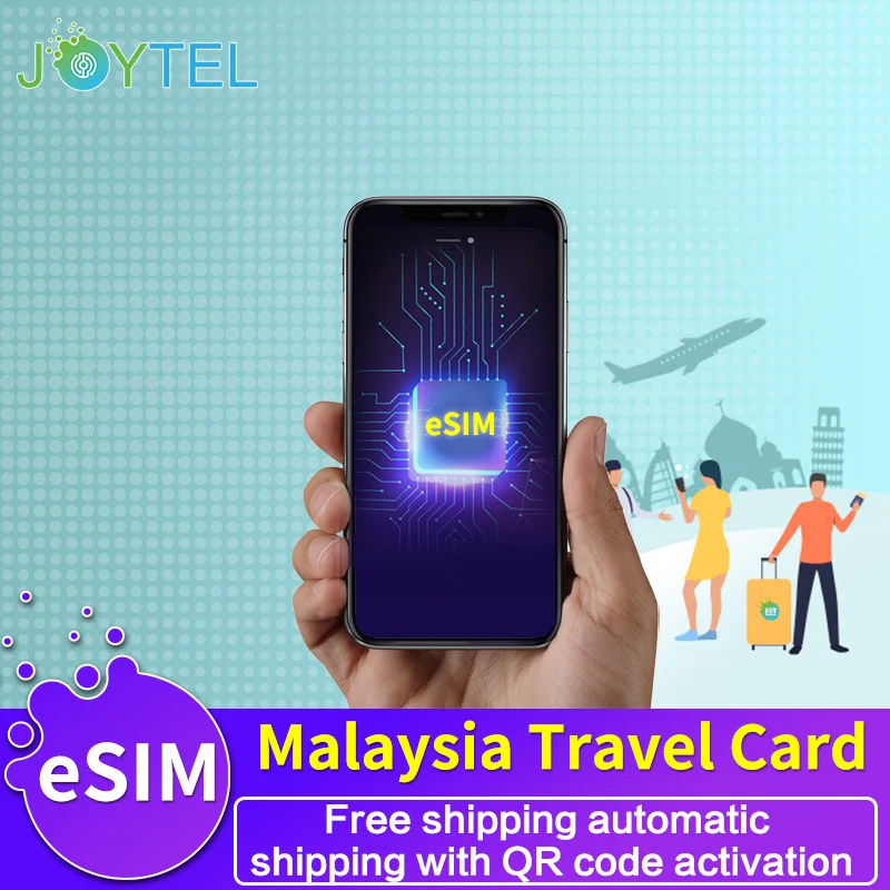 【 eSIM 】 JOYTEL Malaysia SIM Card Virtual Phone Card 4G High Speed Internet Access New Malaysia Thailand Universal