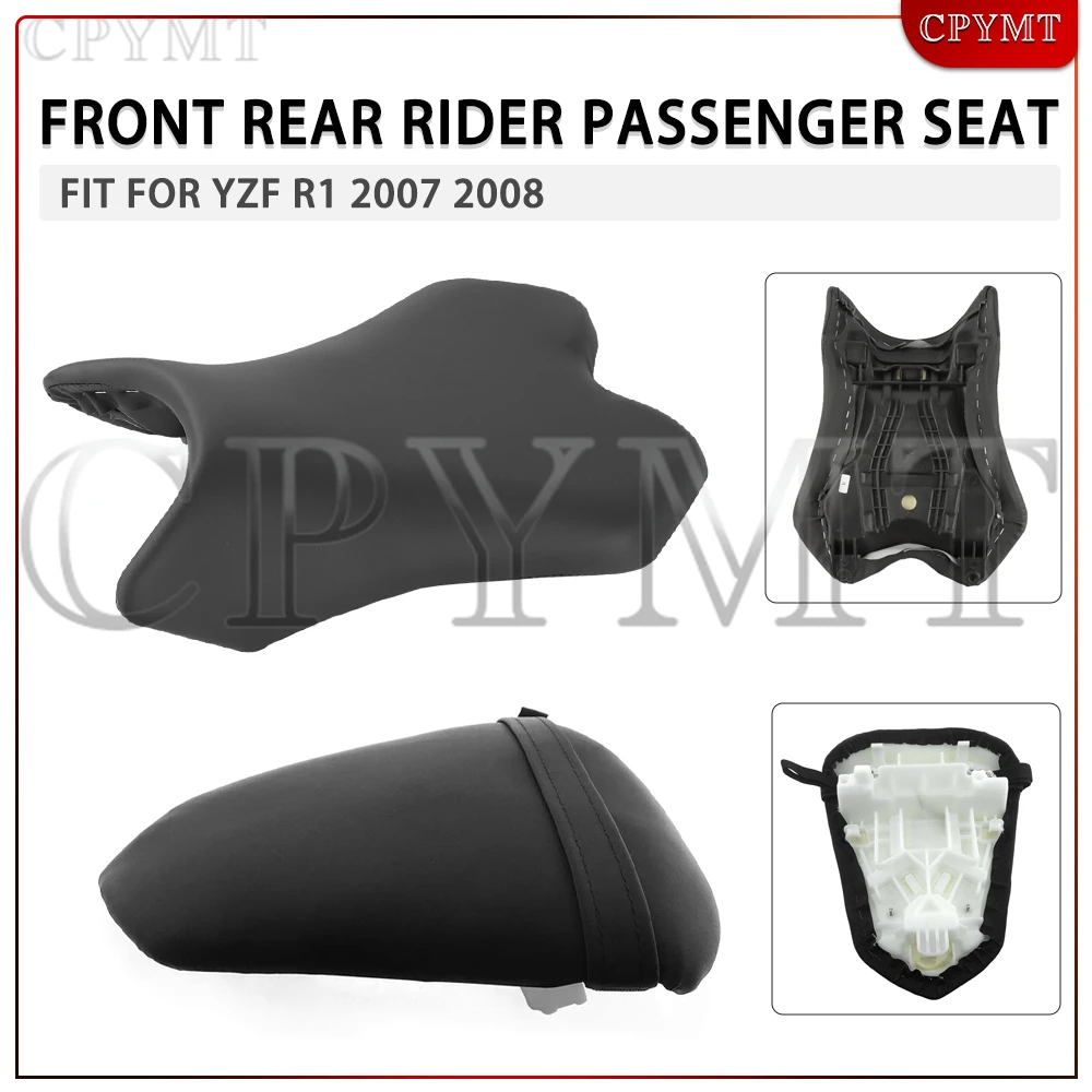

Fit For YZFR1 YZF R1 2007 2008 Motorcycle Front Rider Driver Seat / Motorcycle Rear Pillion Passenger Seat