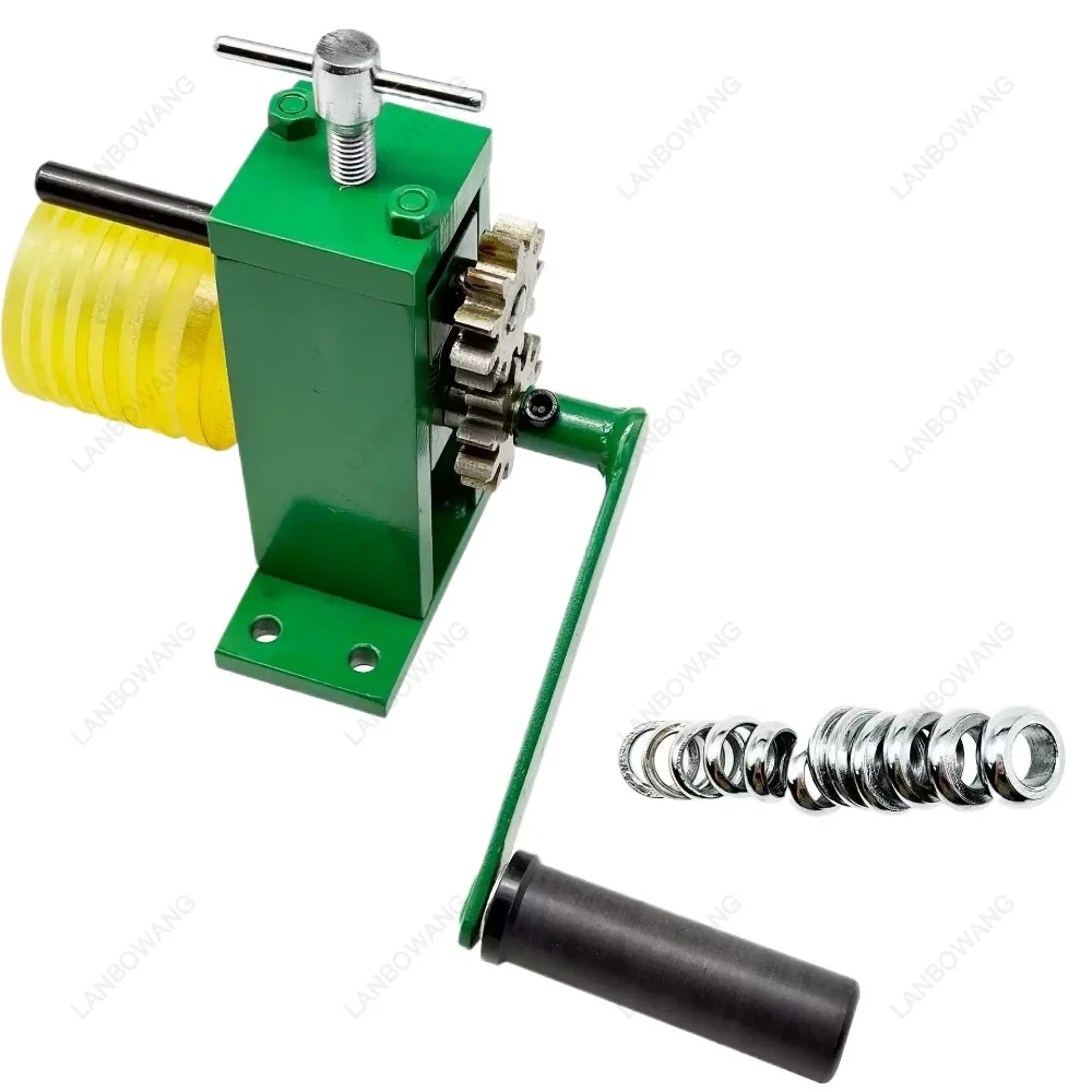 Ring Earring Bracelet Bending Pressing Machine Manual Rolling Mill For Jewelry Hoop Forming Processing